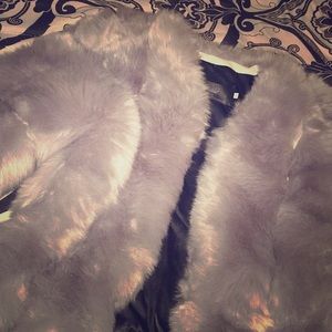 Grey faux jacket